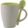  Ceramic mug 300 ml with spoon