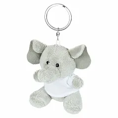 Plush elephant, keyring