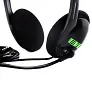  Headset: headphones with microphone