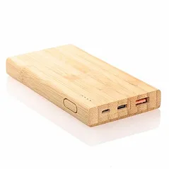 B'RIGHT prijenosna baterija od bambusa 8000 mAh