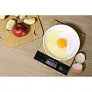  Kitchen scale with bamboo front part