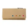  Memo holder, ruler, sticky notes, ball pen