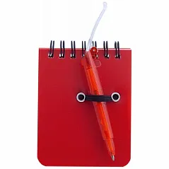 Notebook approx. A7 with ball pen