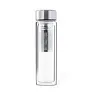  Glass vacuum flask 300 ml with touch digital beverage temperature display and sieve stopping dregs