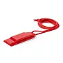  Whistle with neck cord
