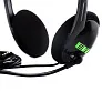  Headset: headphones with microphone