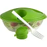 Lunch box 1 L, fork and salad dressing container approx. 50 ml