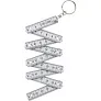  Keyring, folding meter 50cm