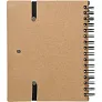  Memo holder, notebook, sticky notes, ball pen