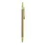  Ball pen with paper barrel and coloured bamboo fibre details