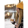  Thermo bottle 500 ml with bamboo detail