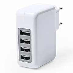 USB zidni punjač s 4 USB priključka 3.1A