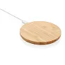  FSC® certified bamboo 5W wireless charger round - XD Collection