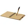  Bamboo notebook A5 with ball pen