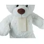 Monty White Plush teddy bear