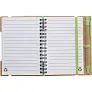  Memo holder, notebook, sticky notes, ball pen