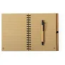  Bamboo notebook A5 with ball pen