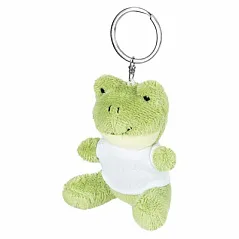 Plush frog, keyring