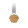  Foldable wireless headphones, bamboo details