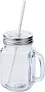  Drinking jar 480 ml with straw