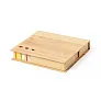 Bamboo memo holder, sticky notes