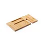  Bamboo desk organizer, phone stand
