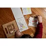  Colouring set, colouring pencils, pencil sharpener and eraser