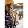  Thermo bottle 500 ml with bamboo detail