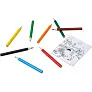  Drawing set, colouring pencils, colouring sheets