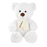 Monty White Plush teddy bear