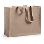  Laminated jute shopping bag with laminated cotton element