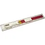  Ruler, 2 pencils, pencil sharpener and eraser
