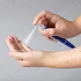  Ball pen with atomizer and cap