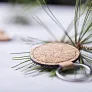  Cork keyring