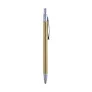  Ball pen with paper barrel and coloured bamboo fibre details