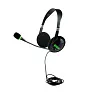  Headset: headphones with microphone