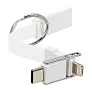  Keyring, charging and synchronization cable