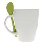  Ceramic mug 300 ml with spoon