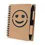  Notebook approx. B7 "smiling face" with ball pen