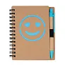  Notebook approx. B7 "smiling face" with ball pen