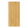  FSC® bežična prijenosna baterija od bambusa 8000 mAh - XD Collection
