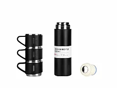 Set vaccum insulated flask and cups, 3/1 - CASTELLI
