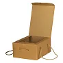 CORDINI Three-layer self-assembling gift box with cord handles