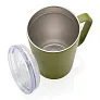  RCS Recycled stainless steel modern vacuum mug with lid, 420 ml - XD Collection