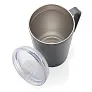  RCS Recycled stainless steel modern vacuum mug with lid, 420 ml - XD Collection