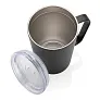  RCS Recycled stainless steel modern vacuum mug with lid, 420 ml - XD Collection