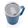  RCS Recycled stainless steel modern vacuum mug with lid, 420 ml - XD Collection