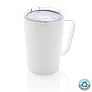  RCS Recycled stainless steel modern vacuum mug with lid, 420 ml - XD Collection