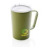  RCS Recycled stainless steel modern vacuum mug with lid, 420 ml - XD Collection