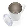  RCS Recycled stainless steel modern vacuum mug with lid, 420 ml - XD Collection